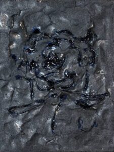 内山悠　陶芸　絵画 陶板　uchiyama yu　薔薇
